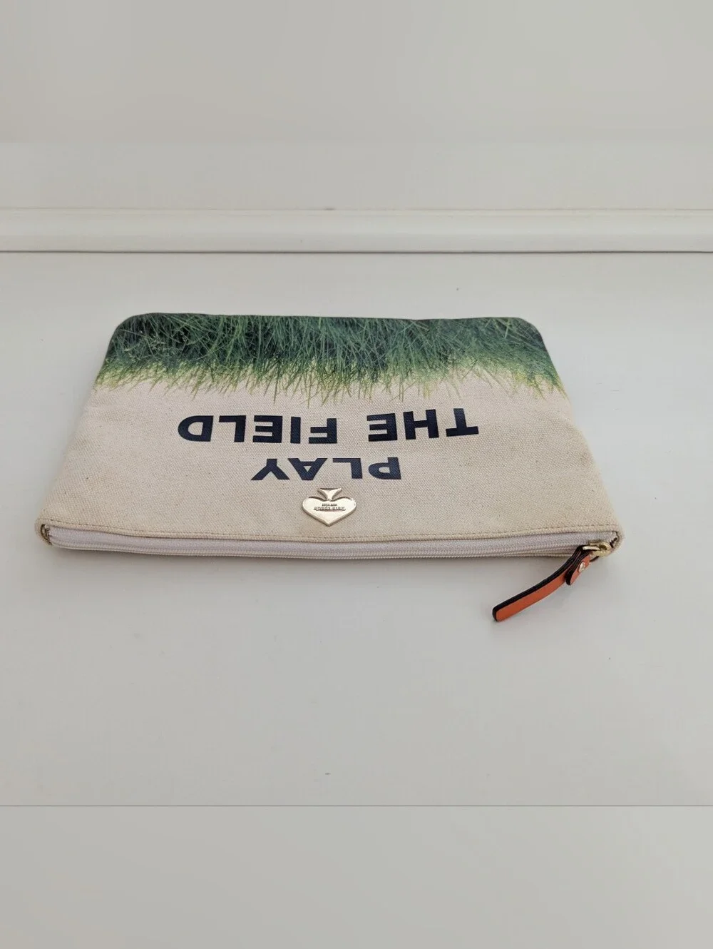 EUC! Kate Spade New York Play The Field Zippered Pouch /Clutch / Cosmetic Case